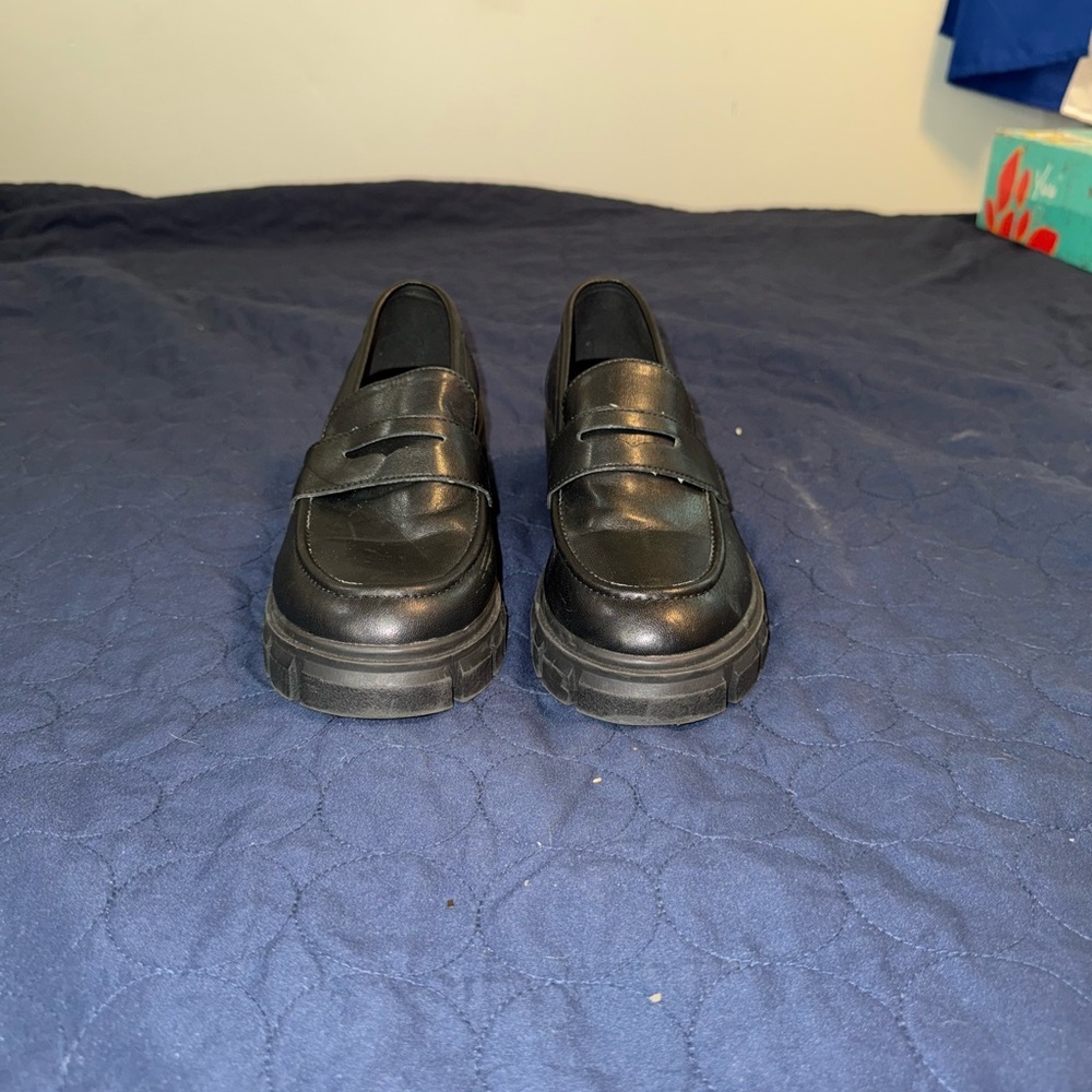 Classic Black Loafers for Women